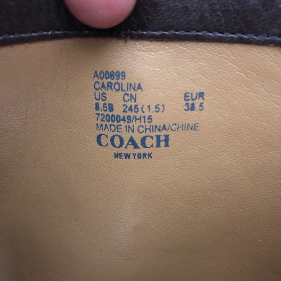 Women’s Size 8.5 Coach boots - Picture 5 of 6